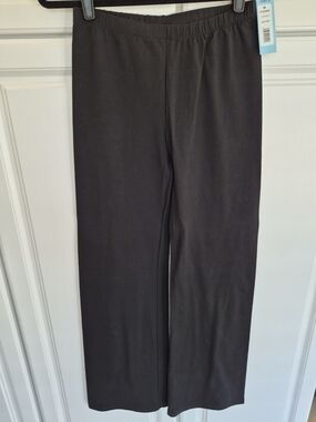 Body Wrappers Black Wide Leg Jazz Pants NWT Size M 44" L